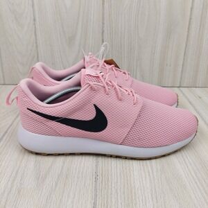 Nike Roshe Golf Shoes Mens 12 Pink DV1202 601 Spikeless Rubber Gum Sole New